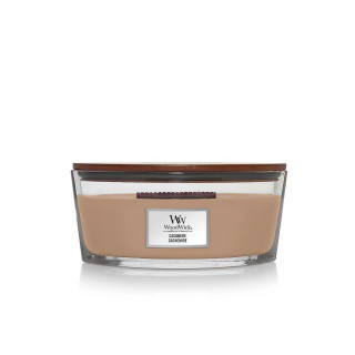 Дълбоко ароматна свещ Wood Wick Еllipse Cashmere